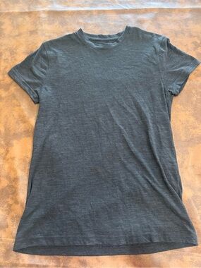 Men's Crew Neck Short Sleeve Tee in Teal Blue